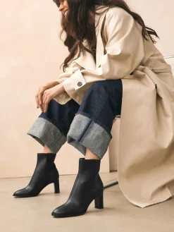 Next Forever Comfort® Block Heeled Ankle Boots Black Online