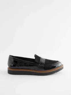 Next Forever Comfort® Brogue Loafers Black