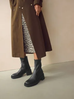 Next Black Forever Comfort® Chunky Sock Ankle Boots Online