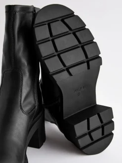 Next Black Forever Comfort® Chunky Sock Ankle Boots Online