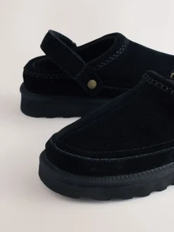 Next Forever Comfort® Chunky Sole Footbed Clogs Black Sale
