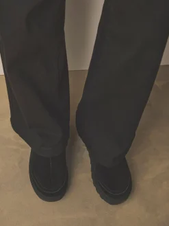 Next Forever Comfort® Chunky Sole Footbed Clogs Black Sale