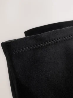 Next Black Forever Comfort® Flat Sock Over The Knee Boots Clearance