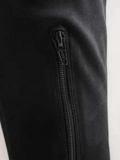 Next Black Forever Comfort® Flat Sock Over The Knee Boots Clearance