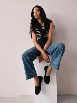 Next Black Forever Comfort® Knitted Slip On Shoes Sale