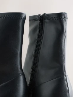 Next Forever Comfort® Pointed Toe Sock Boots Black Best