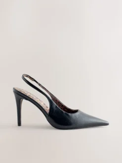 Next Forever Comfort® Point Toe Slingback Heels Black Sale