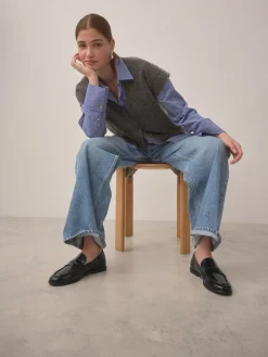 Next Forever Comfort® Round Toe Penny Loafers Black