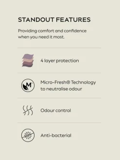 Next Black Full Brief Anti Leak Knickers 2 Pack