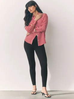 Next Black Full Length Leggings 5 Pack Sale