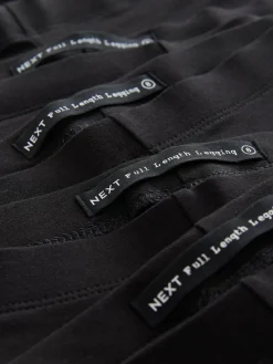 Next Black Full Length Leggings 5 Pack Sale