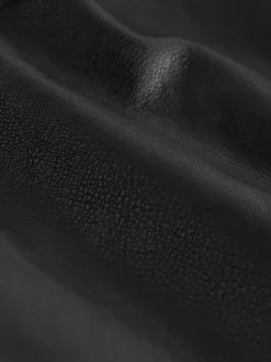 Next Black Fuller Bust Faux Leather Biker Jacket Best