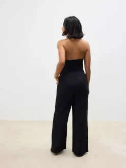 Next Halter Neck Jumpsuit Black Online