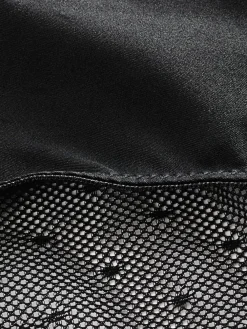 Next High Leg Mesh & Lace Knickers Black Online