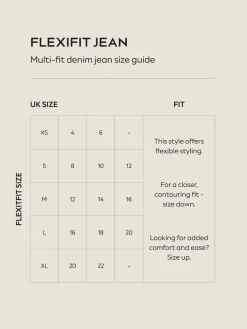 Next High Rise FlexiFit Stretch Pull On Wide Leg Jeans Black Clearance