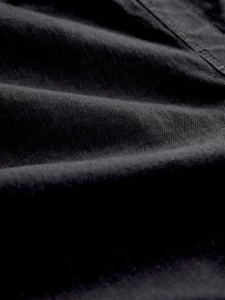 Next High Rise FlexiFit Stretch Pull On Wide Leg Jeans Black Clearance