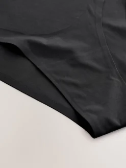 Next High Rise High Leg No VPL Tummy Control Shaping Knickers Black Outlet