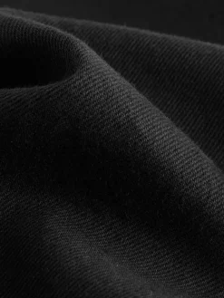 Next High Rise Palazzo Wide Leg Jeans Black Clearance