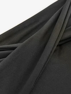 Next High Waist High Leg Bikini Bottoms Black Sale