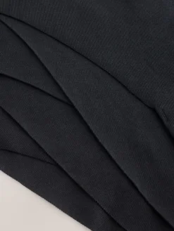 Next High Waist High Leg Cotton Rich No VPL Knickers 3 Pack Black Hot