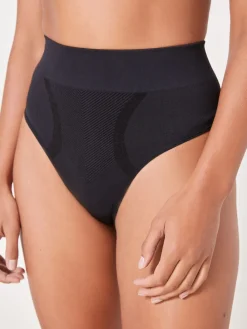 Next High Waist Thong Seamless Firm Tummy Control Shaping Briefs Black Discount