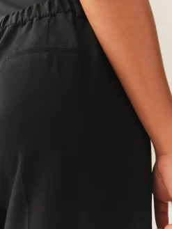 Next Black Hourglass Wide Leg Tailored Trousers Online