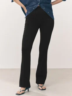 Next Jersey Bootcut Leggings Black Hot