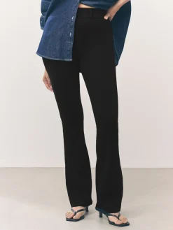 Next Jersey Bootcut Leggings Black Hot