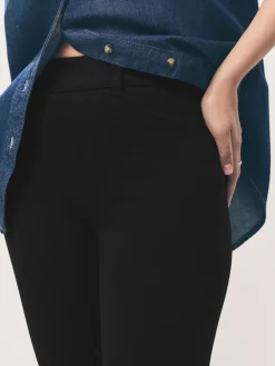 Next Jersey Bootcut Leggings Black Hot