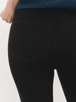 Next Jersey Bootcut Leggings Black Hot