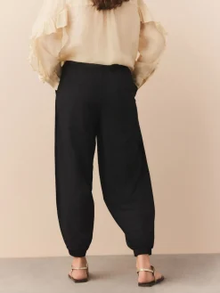 Next Jersey Harem Joggers Black Online