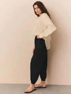 Next Jersey Harem Joggers Black Online