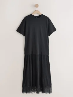 Next Black Jersey 2-In-1 Dress Best