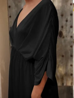 Next Jersey Kaftan Maxi Dress Black Best