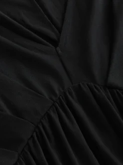 Next Jersey Kaftan Maxi Dress Black Best