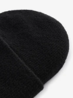 Next Black Knitted Beanie Hat