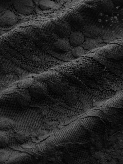 Next Lace Half Sleeve Blouse Black Hot