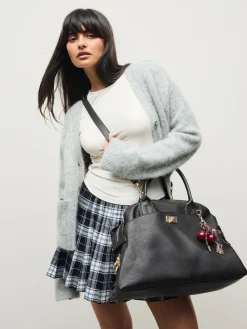 Next Large Tote Bag with Charms Black Online