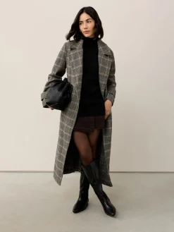 Next Forever Comfort® Flat Chisel Toe Knee High Boots Black Leather Clearance