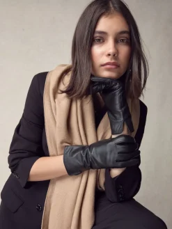 Next Black Leather Gloves Outlet