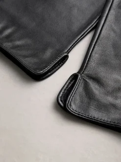 Next Black Leather Gloves Outlet