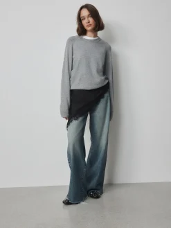 Next Lightweight Lace Trim Triangle Scarf Black Outlet