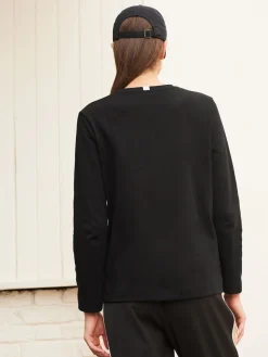 Next Black Long Sleeve Heavyweight Crew Neck T-Shirt Hot