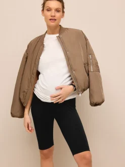 Next Black Maternity Cycle Shorts Online