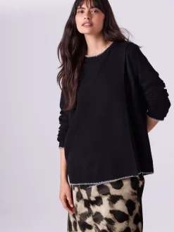 Next Black Maternity Knitted Nursing Jumper Sale