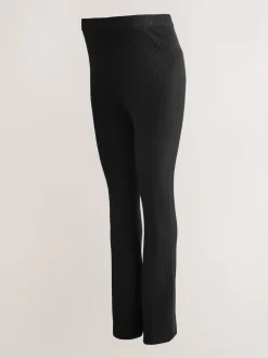 Next Black Maternity Knitted Trousers