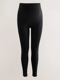 Next Black Maternity Ribbed Seamless Leggings Online