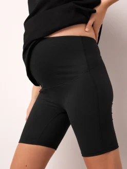 Next Black Maternity Sports Shorts Best