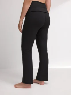 Next Black Maternity Yoga Flare Leggings New