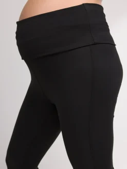 Next Black Maternity Yoga Flare Leggings New